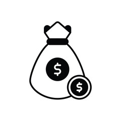Money Bag vector icon