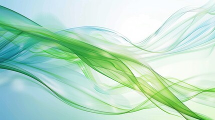 Obraz premium green lines background vector illustration beautiful abstract design