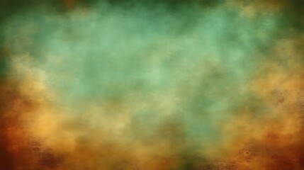 Obraz premium Abstract Green and Brown Smoky Texture Background