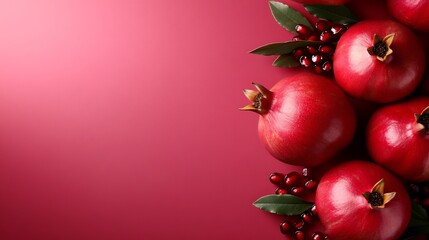 Vibrant Pomegranates: A Crimson Delight