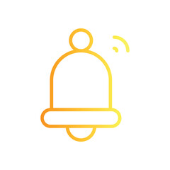 Bell icon education vector