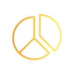 Diagram icon education vector