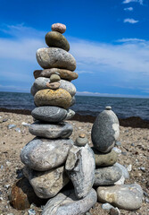 Rock balancing 