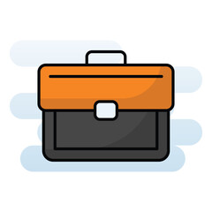 Briefcase vector icon