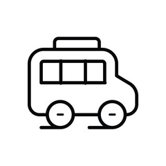 Student Bus icon education vector