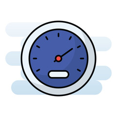 Speedometer vector icon