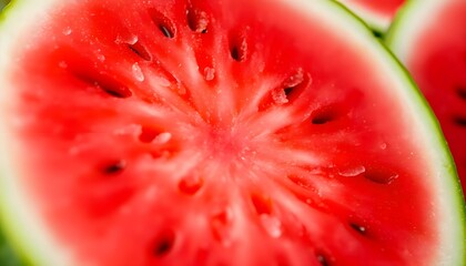 a close up of a slice of watermelon