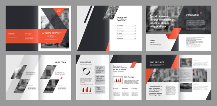 Design annual report, cover, vector template brochures, flyers, presentations, leaflet, magazine a4 size. Minimalistic abstract blue templates