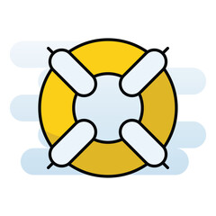 Lifebouy vector icon