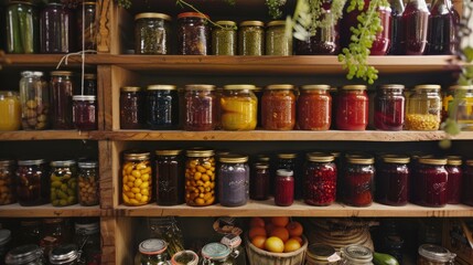 Orginized pantry items