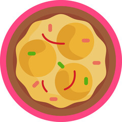 A bowl of soft, spongy paneer balls soaked in fragrant, saffron-infused milk, symbolizing the richness of Hindu desserts.