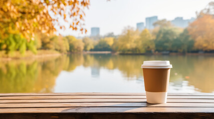 Sip your favorite brew from a paper cup while soaking in the cozy vibes at your goto coffee shop.