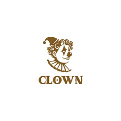 clown illustration logo vector design inspiration