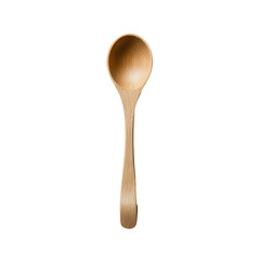 Wooden Spoon on white or transparent background