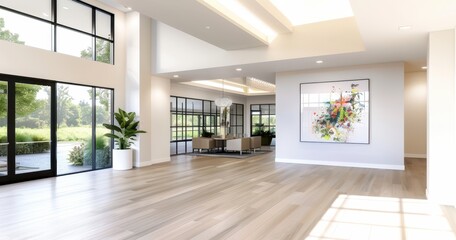 Fototapeta premium Modern Lobby Interior