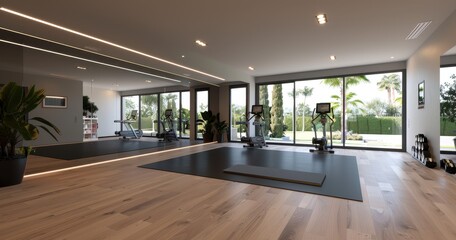Fototapeta premium Modern Home Gym