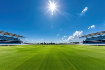 Obraz premium Sunny Day at the Stadium