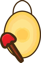 chinesse gong dsign vector for new year