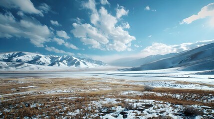 View Snowy Mountain Steppe