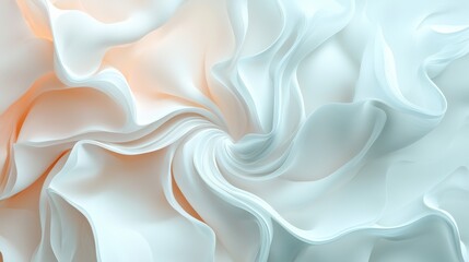 Obraz premium Gradient-based abstract composition in soft neutral hues, emphasizing light-to-dark transitions with a dreamy, ethereal quality