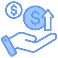 Profitability Blue Icon