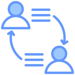 Communication Blue Icon