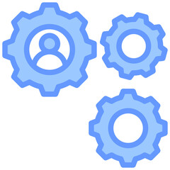 Integration Blue Icon