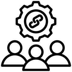 Crm Outline Icon	