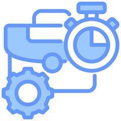 Part Time Blue Icon