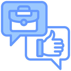 Work On Demand Blue Icon