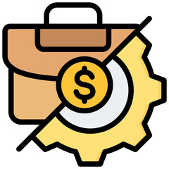 Side Hustle Outline Color Icon