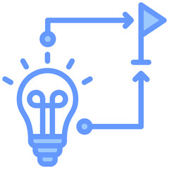 Realization Blue Icon