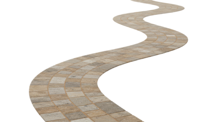 PNG, walking way, sidewalk png, journey path, paved walkway