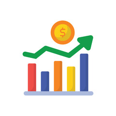 Growth vector icon
