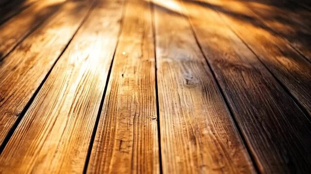 Sunlight patterns on wooden deck: warmth and shadows dance in harmony