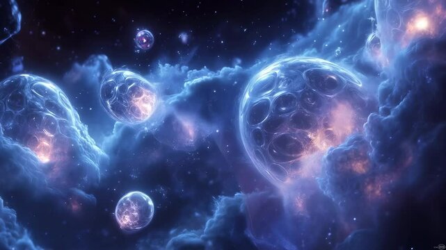Mesmerizing Cosmic Cloud Formations and Stellar Phenomena