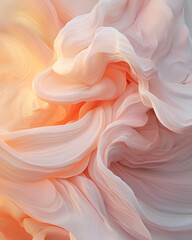 Obraz premium Fluid abstract romance with intertwined organic forms