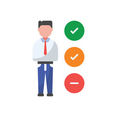 Candidate vector icon