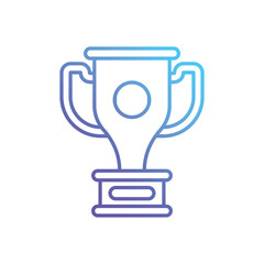 Trophy vector icon