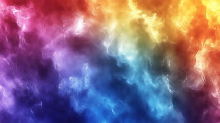 Naklejka premium Abstract Colorful Nebula Cosmic Cloud Formation