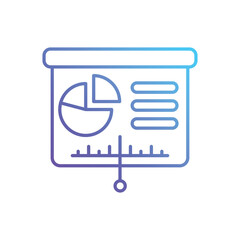 Visualization vector icon