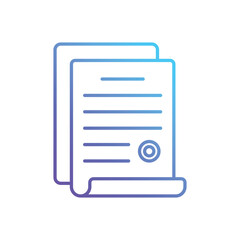 Document vector icon