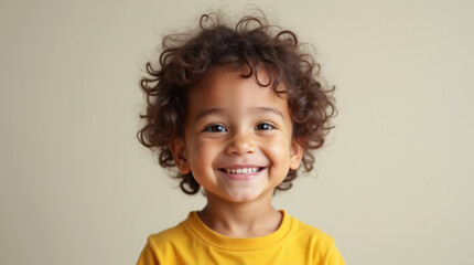 Cute little boy smiling