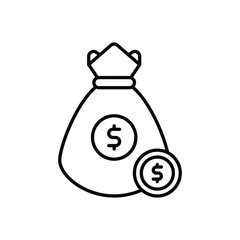 Money Bag vector icon