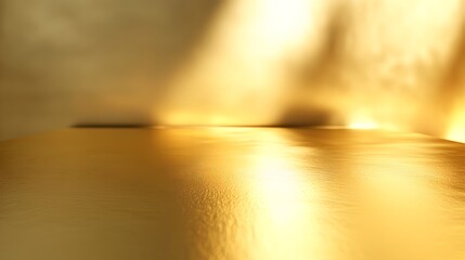 Fototapeta premium Digital Rendering of Gold Surface and Background