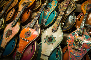 Celebrating the Artistry and Diversity of Mandolins: A Vibrant Collection of Stringed Instruments