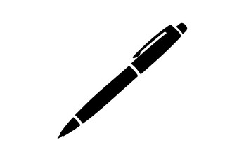 Pen silhouette vector illustration
