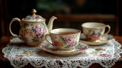A set of chromosomes in a lab dish, being studied under advanced technology with holographic displays in the background. 276
