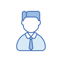 Obraz premium Boss vector icon
