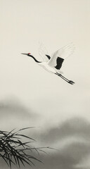 traditional japanese ink painting